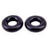 Get Lock Lot de 2 cockrings souples Donut Noir
